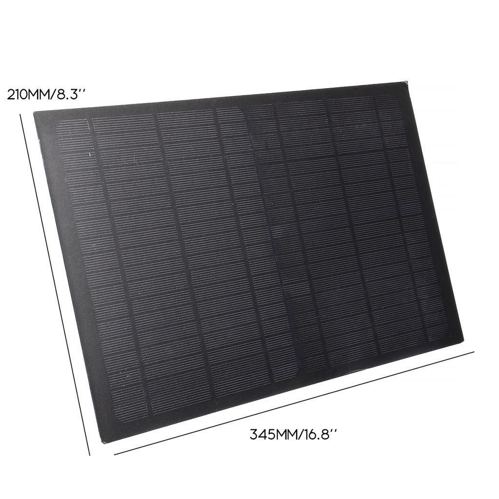 300W Portable Solar Panel Kit USB Charging Solar Cell Board Controller Waterproof Solar Cells 12V for Phone RV Car 345x210mm