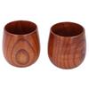 2 stück Holz Tee Tassen Japanischen Großen Bauch Becher Multifunktionale Trinkbecher für Kaffee Milch Wein Wa