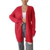 Fashion Top Coat Women's New Double Pocket Simple Casual Sweater Cardigan Solid Color Versatile Button Knitted