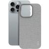 IMAK Ruiyi Series for iPhone 16 Pro Max Case Fabric Texture Leather+PC Phone Back Cover