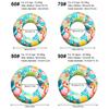 1PC Inflatable Flamingo Pool Ring Tropical Swim Tube Floral Beach Float Raft Adult Summer Water