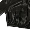 Women's European Hooded Leather Jacket & Shorts Set - Long Sleeve Casual Autumn/Winter Fashion Outerwear.