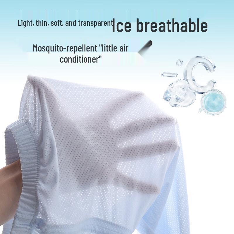 JOYNCLEON Baby Summer Thin Mosquito Repellent Ice Silk Mesh Pants