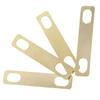 4Pcs Guitar Neck Shim Brass Material Heightening Gasket Set Musical Instrument AccessoriesGold