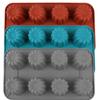 1Pcs Muffin Cupcake Baking Tray Bordelais Fluted Cake Pudding Mold 8/18 Holes Caneles Silicone Mold Diy Baking Kitchen Accessory