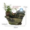 Felsenlandschaft Kreatives Wasser Fengshui Chinesischer Brunnen Desktop-Dekorationen Garten-Dekorationen Luftbefeuchter Haus Innenraum Büro-Dekor 3J5D