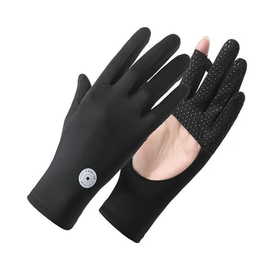 UPF 50+ Sun Protection Full Finger Gloves for Women Ideal for Driving Cycling and Outdoor Activities