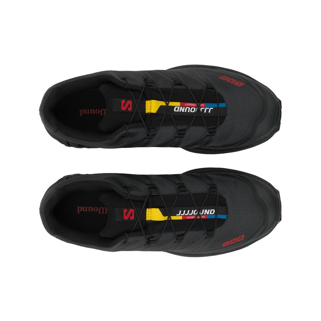 JJJJound x Salomon XT-6 Ebony Fiery Red Sneakers Unisex Nere L49130300
