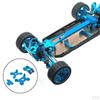 Metal RC Car Parts 1/14 1/12 Modification Accessories Hobby DIY Upgrade Set for