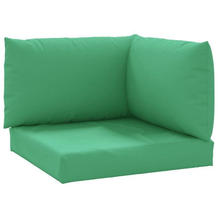 VidaXL Pallet Cushions 3 Pcs Green Oxford Fabric 315069