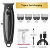 Hair Clipper Digital Display Electric Hair Clipper Professional Carving Oil Head Push Multifunctional Electric Clipper Rechargeable