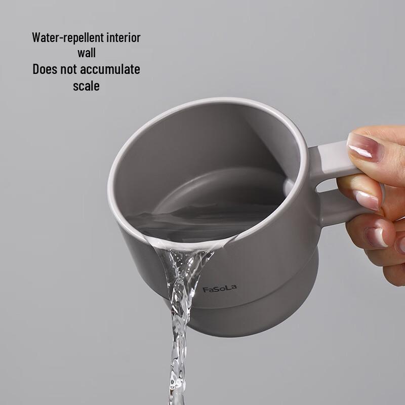FaSoLa Creative Plastic Mouthwash Cup with Handle - 2 Pack