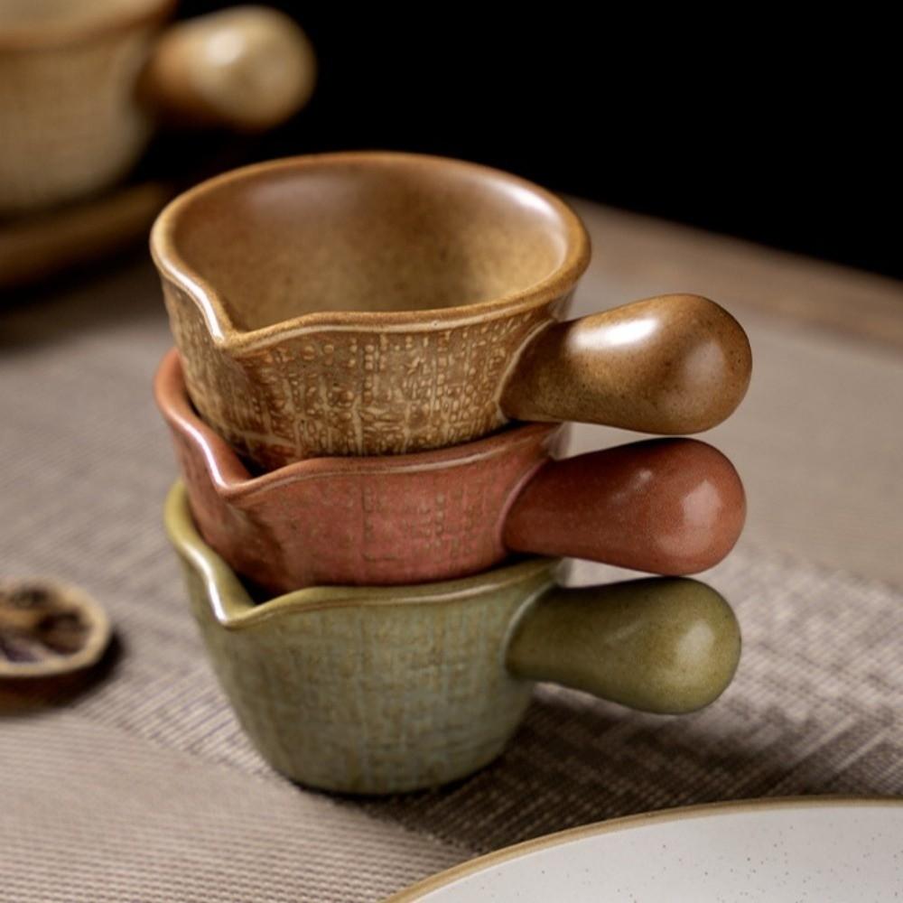 With Handle Dipping Sauce Bowl Ceramic Seasoning Dish Snack Plate Sauce Pitcher  Kitchen