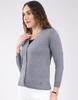 Monte Carlo Women's Regular Fit Solid V Neck Full Sleeve Cardigan