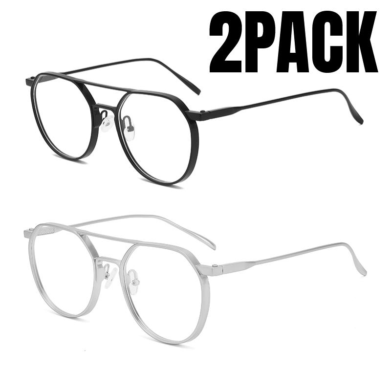 Luxury Brand 2PACK Sunglasses Women Small Vintage Eyewear Women/Men Round Glasses Women Designer Lentes Hombre