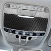 Carbon Fiber Car Roof Reading Lamp Light Panel Cover Decoration Trim Sticker For Mercedes Benz C Class W205 GLC X253 2015-2018
