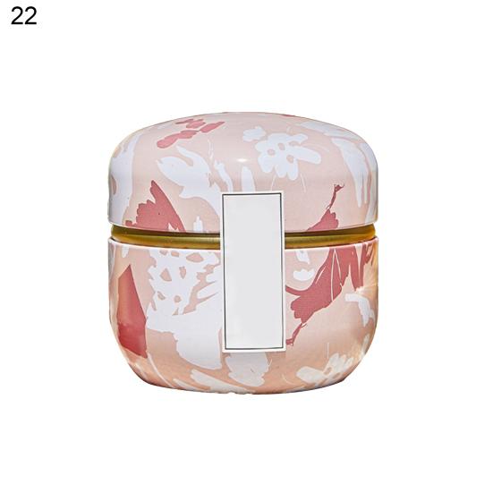 Tea Holding Jar Wide Application Bright-colored Multicolor Attractive Sturdy Anti-cracking Chocolate Can for Home