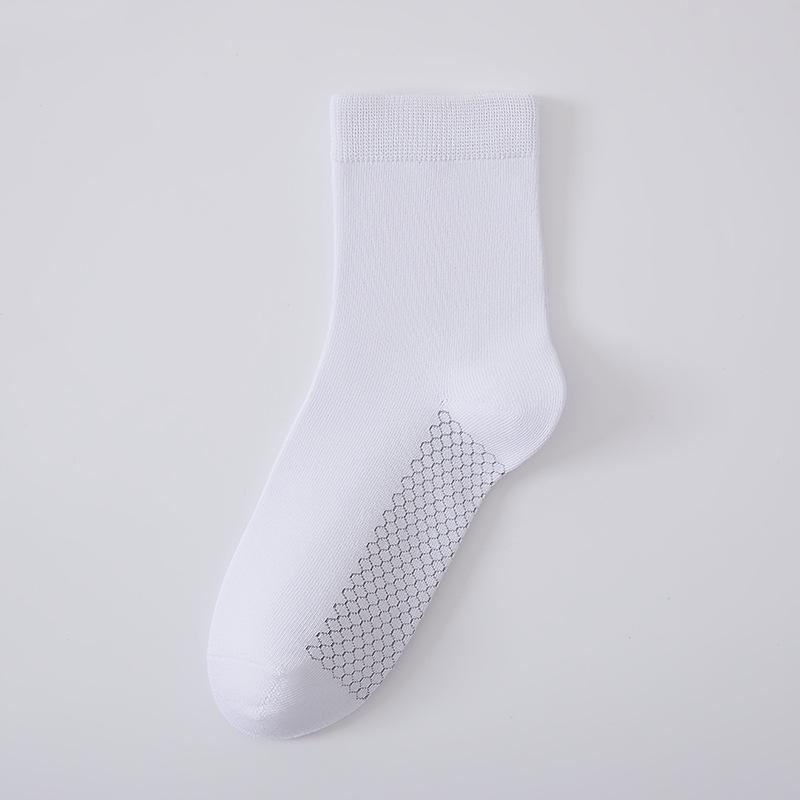 Graphene Antibacterial Men s Mid-Calf Cotton Socks with Ginger Oil Deodorant - Winter Warmth Graphene Antibacterial Pure Cotton (Size 10A) белый
