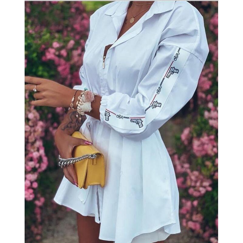 

Осенне-зимняя женская рубашка-плиссе с рукавами-фонариками в стиле пэчворк на молнии XXL