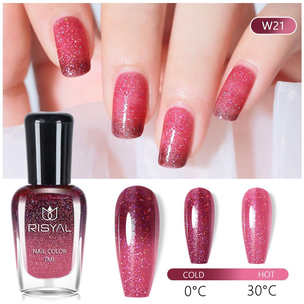 Thermochromic Quick-Dry Gradient Nail Polish Set – Non-Peelable, No Bake