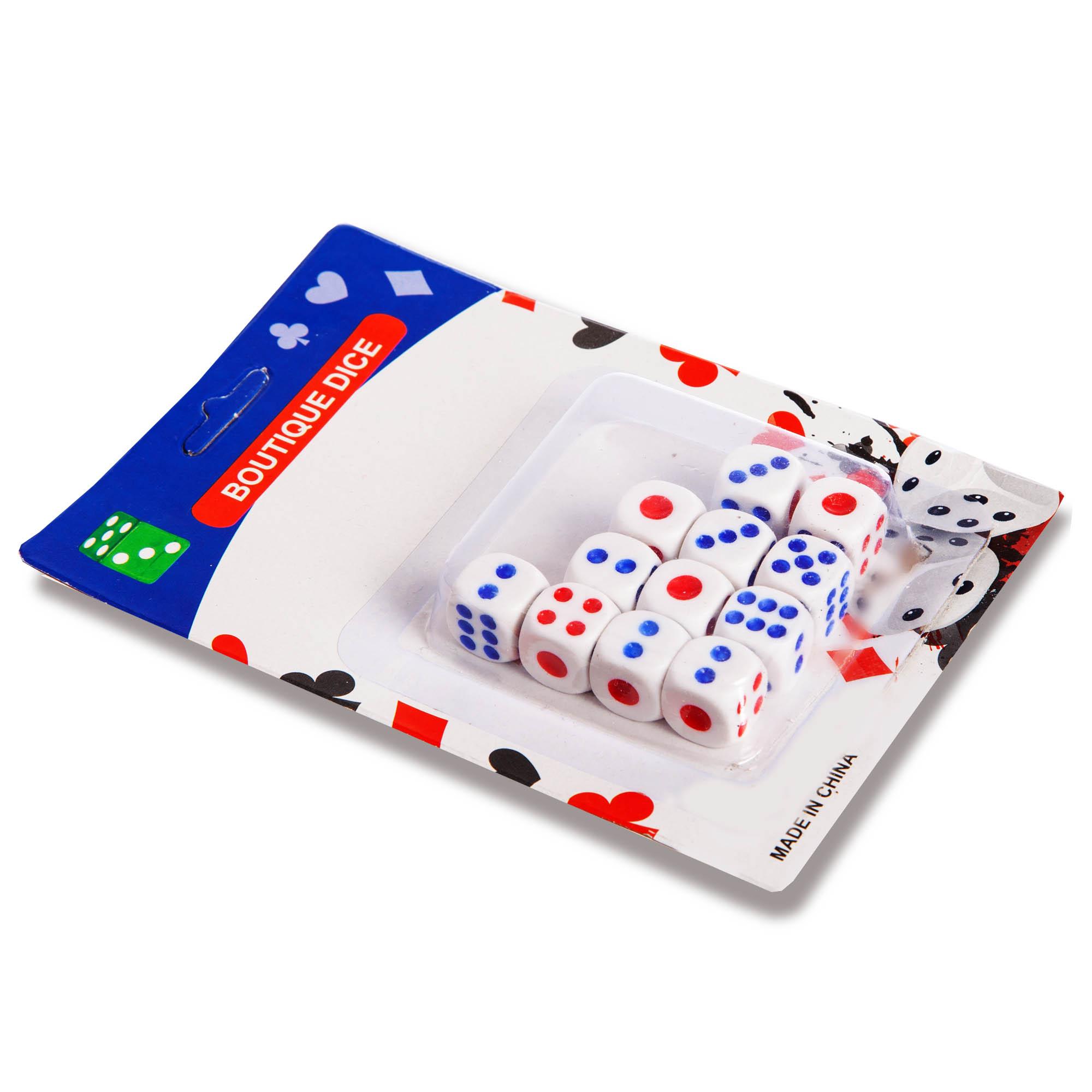 

Кости игральные SP-Sport IG-0540 12 шт белый