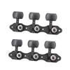 1 Pair 1:18 Black Classical Guitar Tuners Machine Heads Tuning Key Pegs for Classical Guitar or Flamenco Guitar