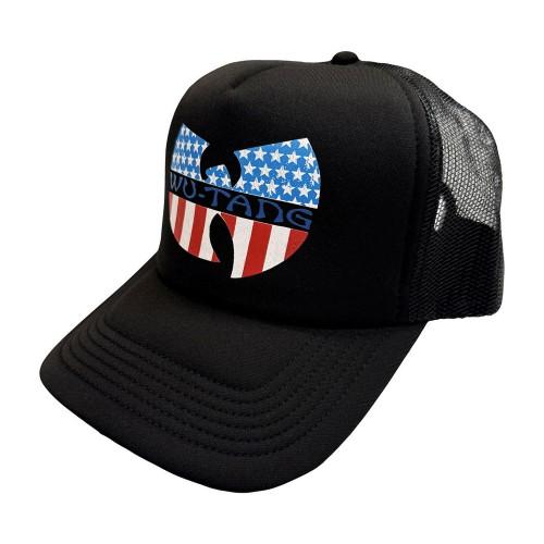 Wu-Tang Clan Unisex Adult Star-Spangled Logo Trucker Cap