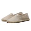 Scarpe da Uomo e da Donna in Tela e Lino Resistenti all'Usura: Scarpe da passeggio slip-on traspiranti, fatte a mano, casual
