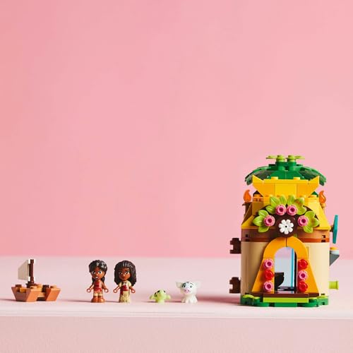 LEGO Disney Princess Moana's Island Adventure Toy Block Educational5678Disney Goods Pretend Play House Moana and the Legendary Sea 43260