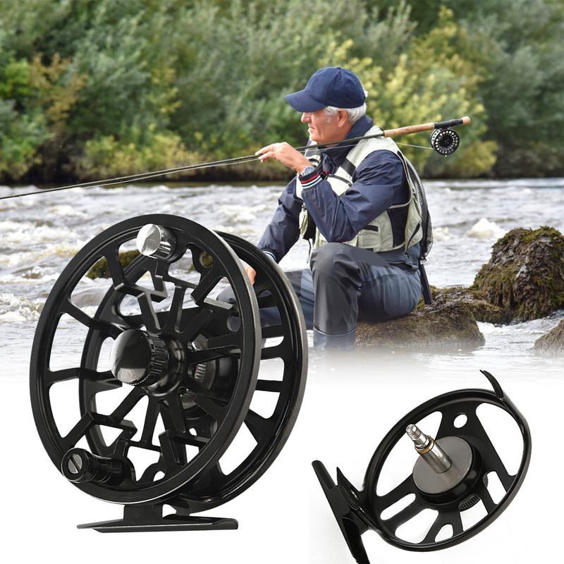 Fly Fishing Rod Reel Ergonomic Baitcaster Reel Baitcasting Reel Fly Fishing Tool Lightweight Fishing Gear For Men Saltwater And