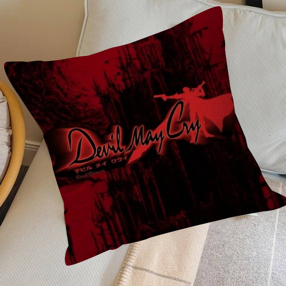 Famous Anime D-Devil May Cry   Cushion Cover Pillowcase Upholstery Sofa Throw Pillow Home Decor Pillowcas