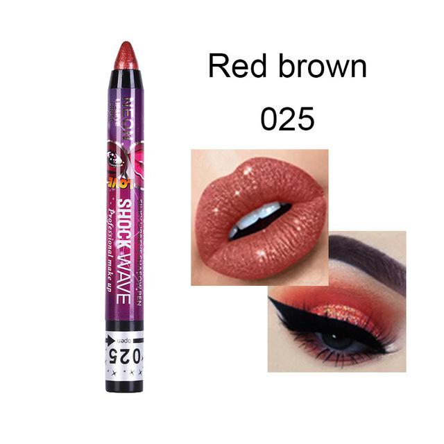 36 Colors Long -Lasting Eyeshadow Pencil Waterproof Pigment Blue Brown Black Eyeliner Pen Women Fashion Color Eye Makeup Cosmetic