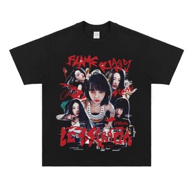 LE SSERAFIM GRUPA KPOP Unisex, Krótki Rękaw Wszystkie Rozmiary S do 5XL Unisex Koszulka