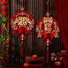 Traditional Fu Character Door Pendant Non-woven New Year Ornament  Home Decor