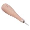 3Pcs Leather Awl High Hardness Ergonomic Design Rhombus Leather Stitching Awl with Beech Handle for Leather Punching