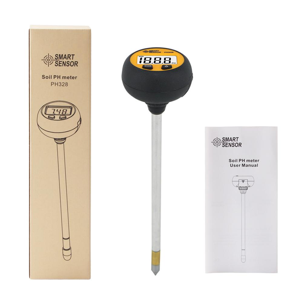 

Yieryi 3 в 1 PH328 Тестер кислотности почвы Цифровой тестер влажности и температуры для растений, цветов, сельского хозяйства, сада с подсветкой