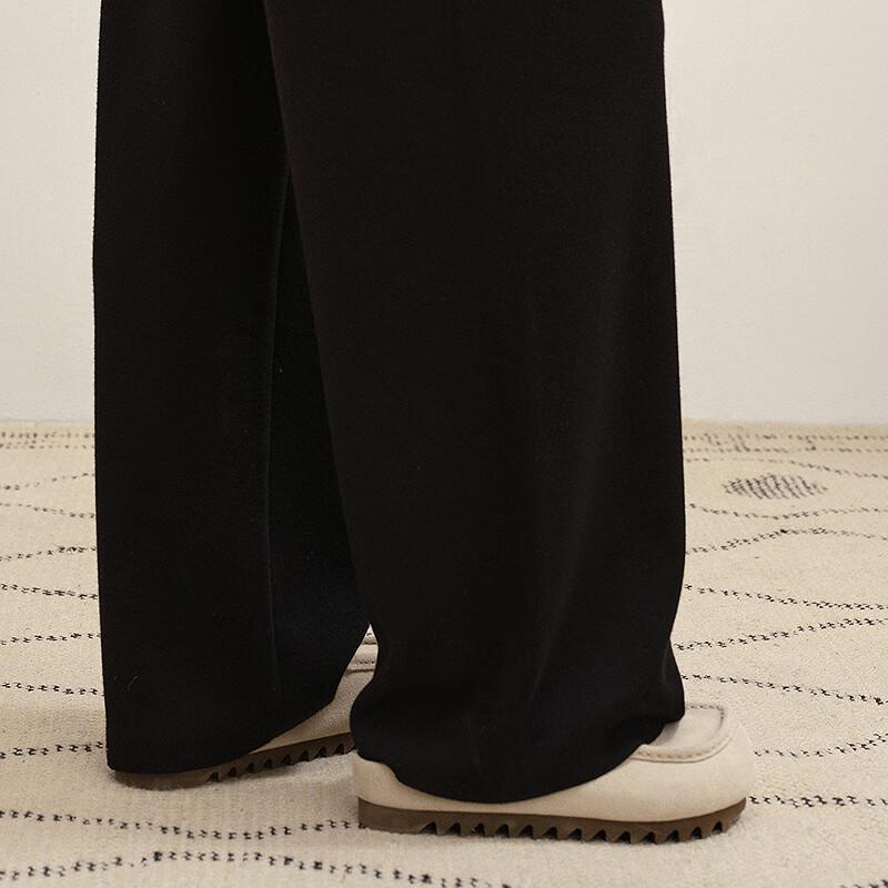 LESS 2025 Winter Straight-Leg Wool Trousers