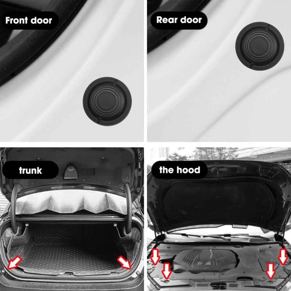 Car Door Protection Sticker Silicone Car Door Shock Pads Silicone Door Slam Stopper Silent Silicone Car Buffer Crash Pad
