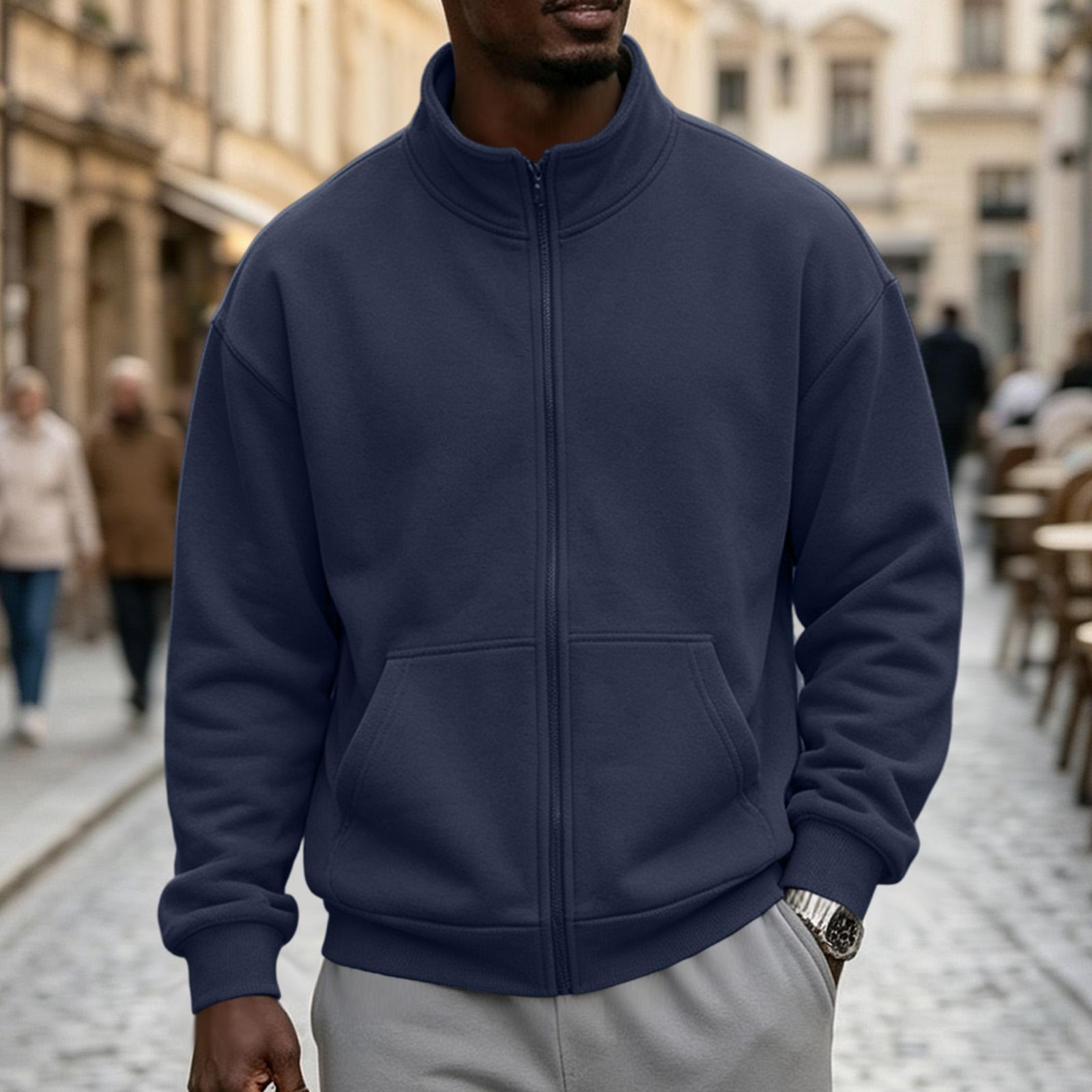 Men`s Casual Long Sleeve Hooded Sweatshirt
