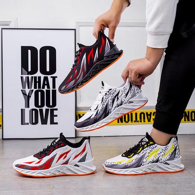 Zapatillas de deporte transpirables a la moda para hombre, zapatos para correr, zapatos deportivos informales ligeros