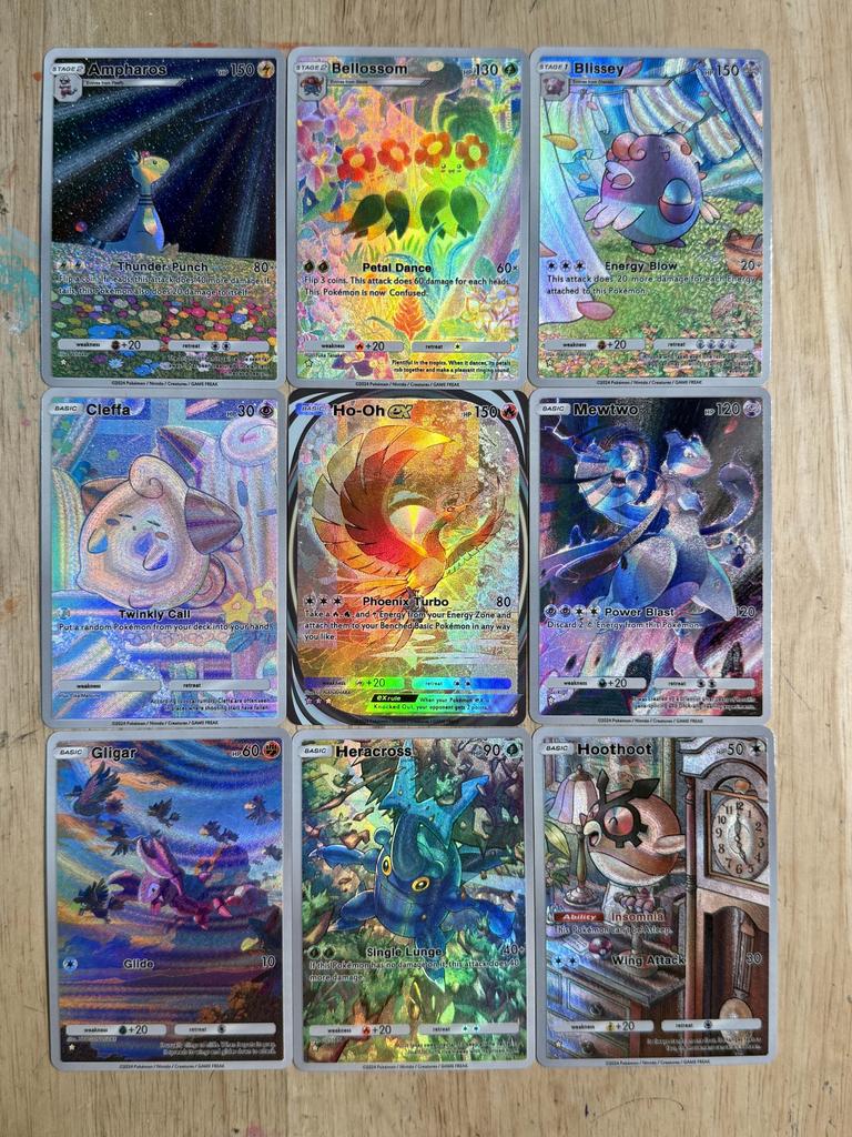 9pcs/set Pokemon TCG Pocket Self Control Collectible Signature Trading Flash Cards Anime Cartoon High Quality Gift Gilded 63x88mm