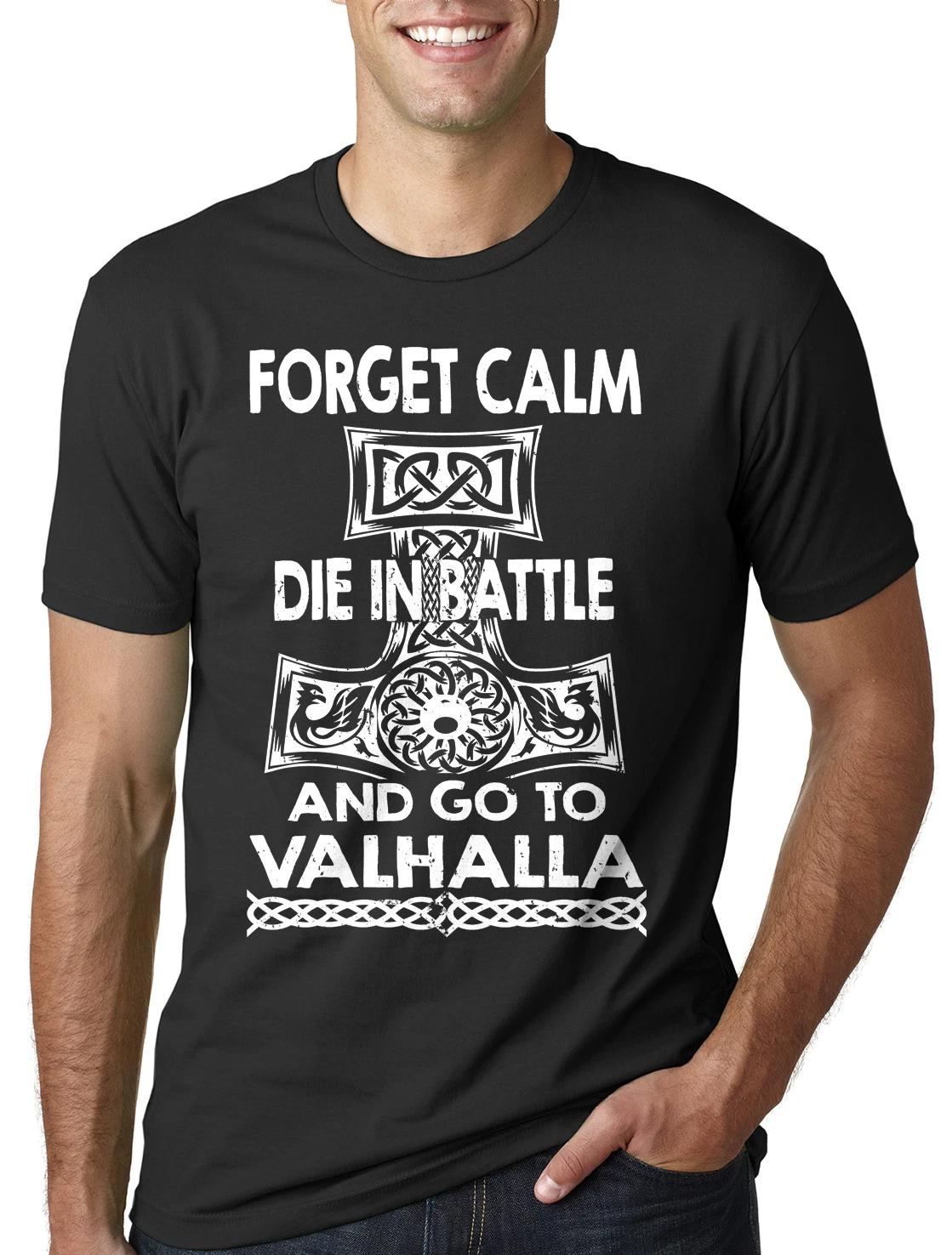 Valhalla T-T-shirt Vikings Viking Nordic Norsemen Scandinavia T-T-shirt Odin tee 3XL