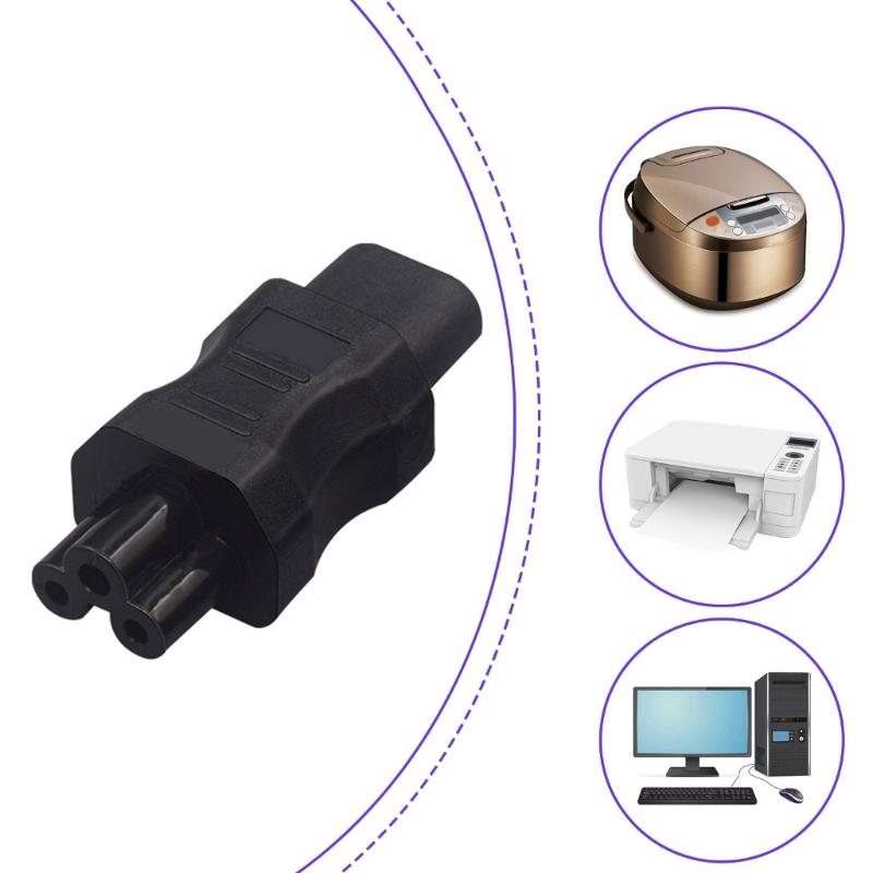 IEC320 C8 auf C5 Konvertierungsstecker Elektrische USV Wechselstrom Steckdosenadapter Stecker C8 Stecker auf C5 Buchse