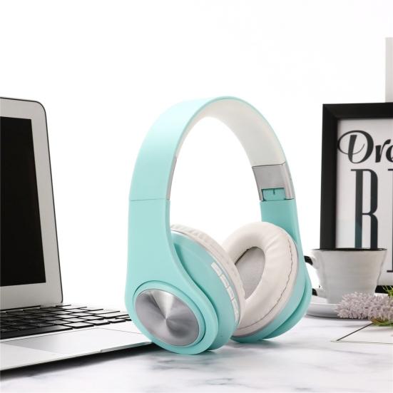 5.0 Skládací bezdrátová sportovní sluchátka s Bluetooth kompatibilními a redukcí hluku pro stereofonní sluchátka