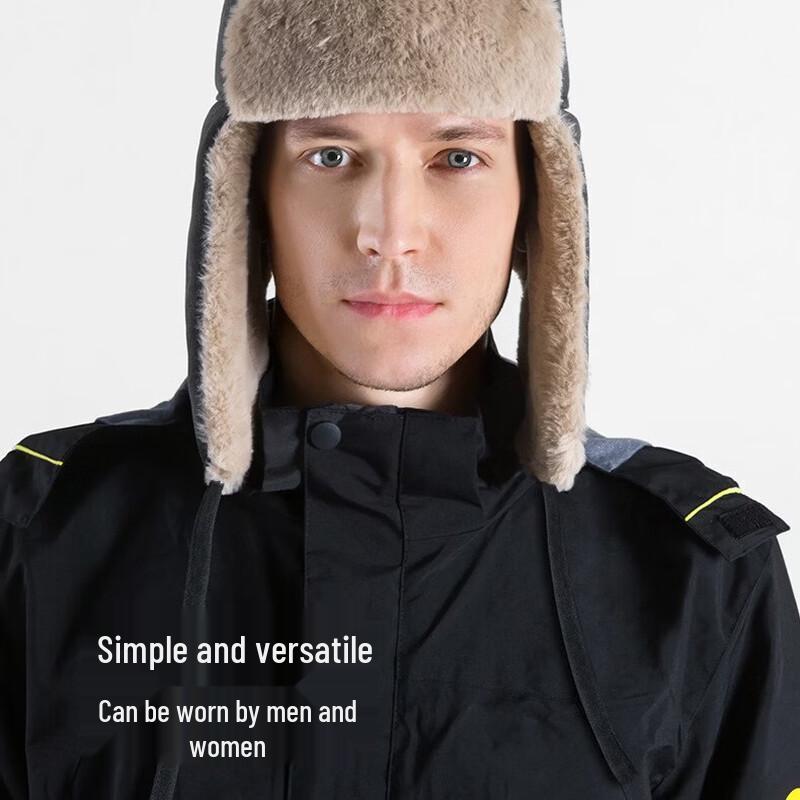 Unisex Winter Lei Feng Hat with Ear Flaps