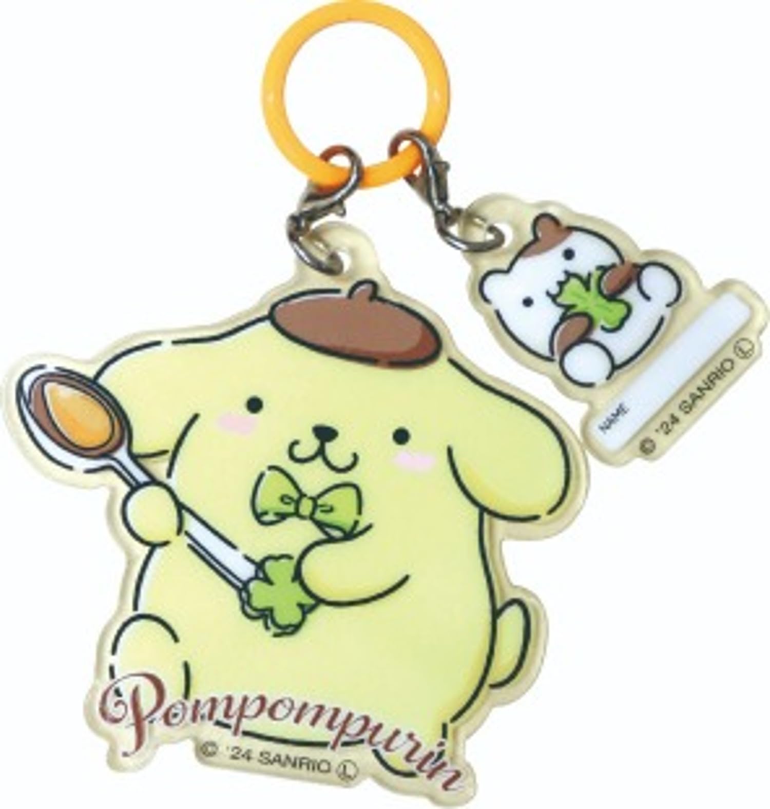 

Подвеска-зонтик Sanrio Pompompurin Pom H64 x W60мм H33 x W25мм AKR027 [J s Planning] Размер [Помпурин] [Маффин]