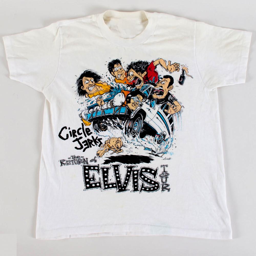 Circle Jerks band Elvis Tour Unisex T-Shirt Full Size S-345XL SB127 Unisex T-Shirt XXXXL