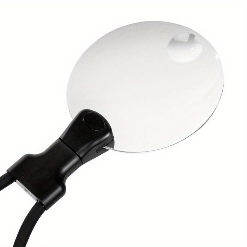 Ultra HD 3X 10X Magnifying Glass Neck Hanging, Multifunctional Handheld Tabletop Magnifier for Seniors, Adjustable Neck Accessory for Reading, Sewing