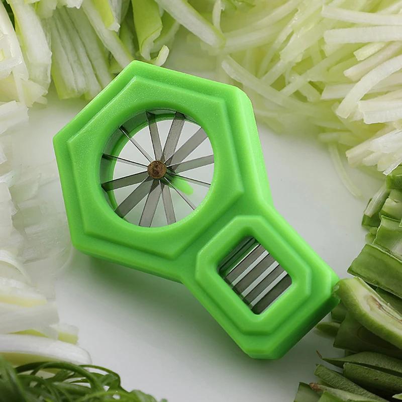 Green Onion Easy Slicer Shredder Hexagon Grater Cut Green Onion Wire Drawing Kitchen Superfine Vegetable Shredder Kitchen Gadget