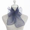 Gifts 140cm Women's Silk Scarf Solid Color Soft Handkerchief Neckerchief Spring Summer